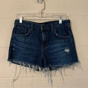 J Brand Johnny Mid Rise Shorts 25